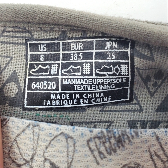 Freewaters Denim Blue Canvas slip on espadrilles/flats size 8 - Picture 4 of 9